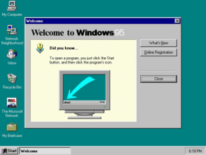 Windows 95 İlk Ekran